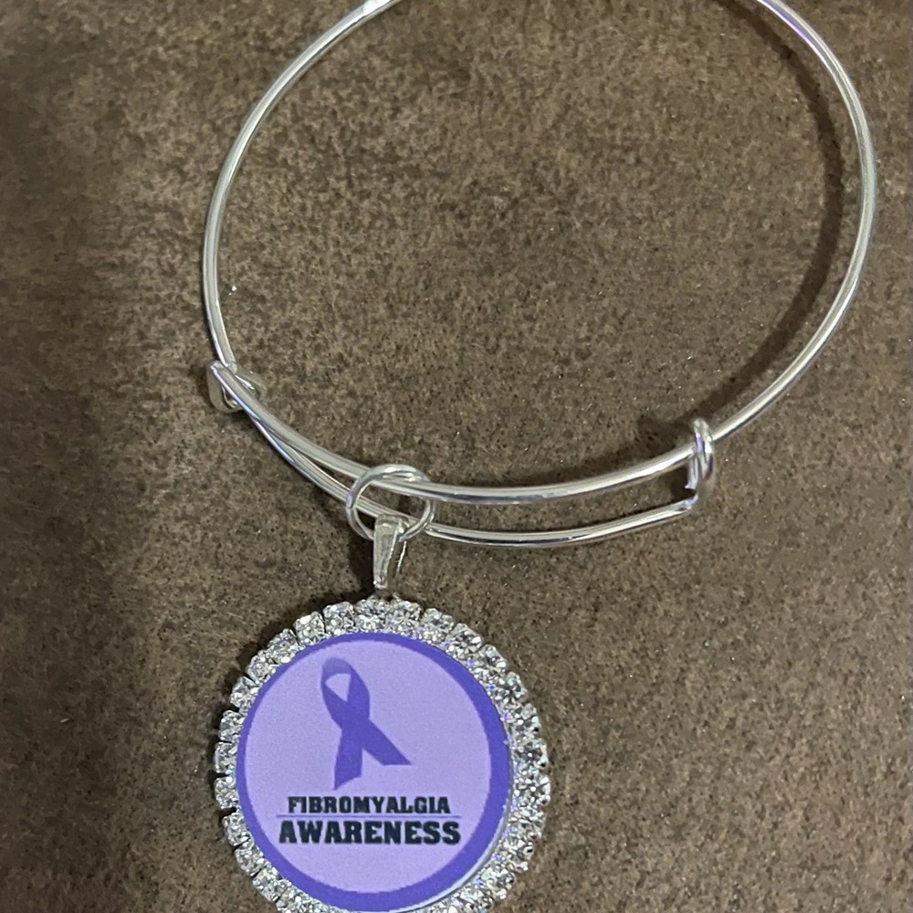 Fibromyalgia charm bracelet